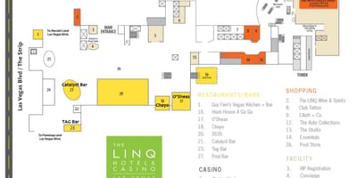 แผนที่ของ Linq ลาสเวกัส