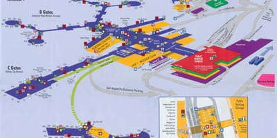 แผนที่ของ McCarran สนามบิน