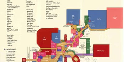 แผนที่ของ MGM แกรนด์ลาสเวกัส