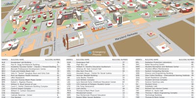 แผนที่ของ UNLV